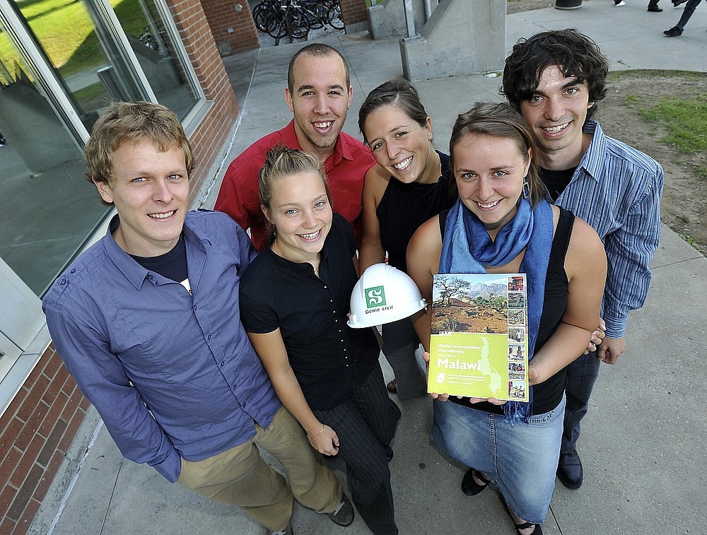 Les six membres du GCIUS : Étienne Rousseau, Audrey Patry Quintin, Luc Couturier, Andréanne Guiguère, Josée-Anne Langlois et Xavier Robert-Veillette.