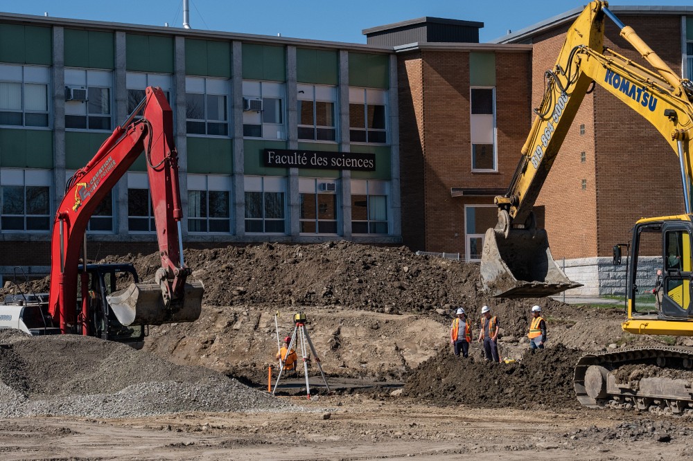 Le nouveau pavillon de l'Institut quantique sera annex&eacute; &agrave; la Facult&eacute; des sciences, sur le Campus principal. 