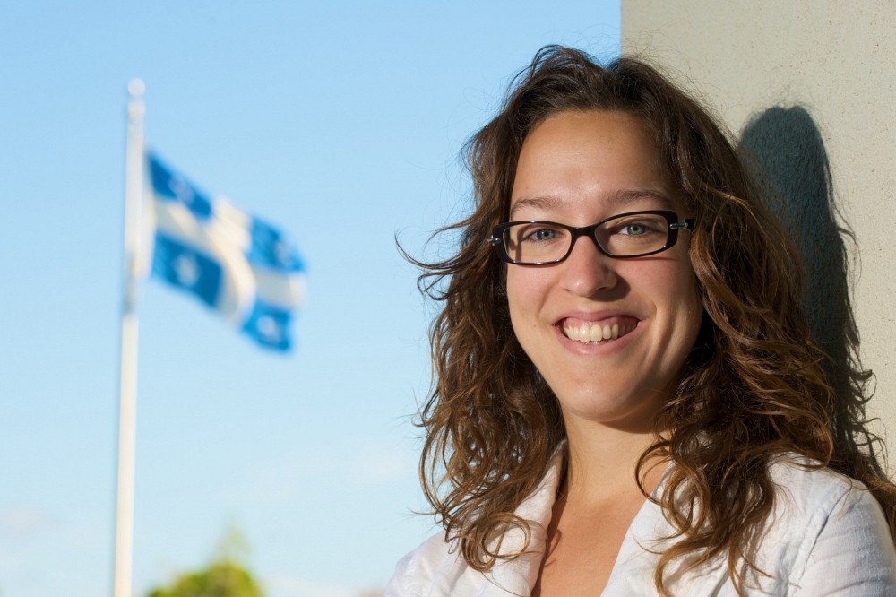 &Eacute;velyne Beaudin lutte principalement pour ces deux causes : l'ind&eacute;pendance du Qu&eacute;bec et l'&eacute;galit&eacute; entre les hommes et les femmes.