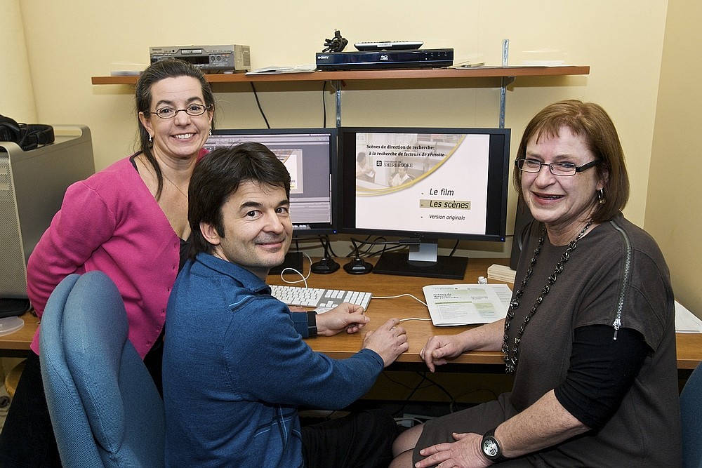 Francheska Gaulin, Marco Gu&eacute;rin et Sonia Morin