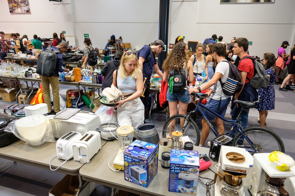 Bazar de la rentr&eacute;e 2022 au Centre culturel au Campus principal.