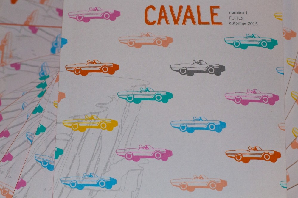 La couverture du premier num&eacute;ro imprim&eacute; de la revue Cavale.