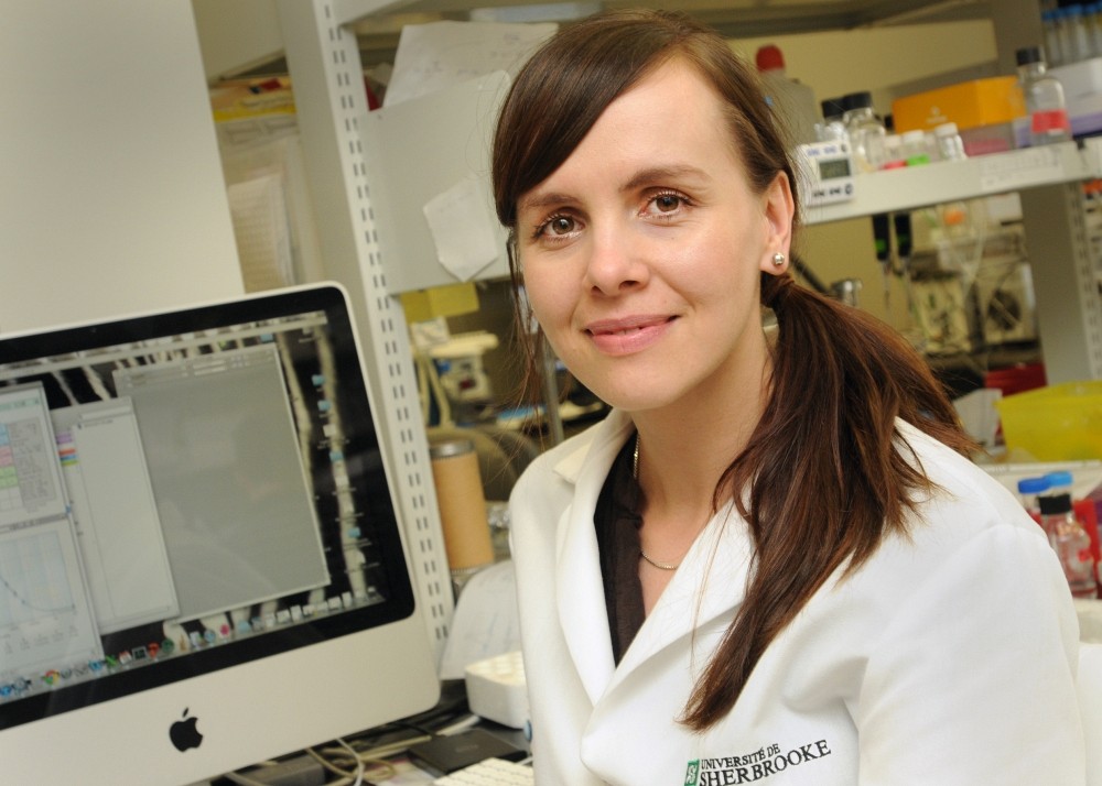 La stagiaire postdoctorale travaille &agrave; d&eacute;velopper un inhibiteur pour l&rsquo;enzyme PCSK9 qui pourrait r&eacute;gulariser l&rsquo;hypercholest&eacute;rol&eacute;mie.