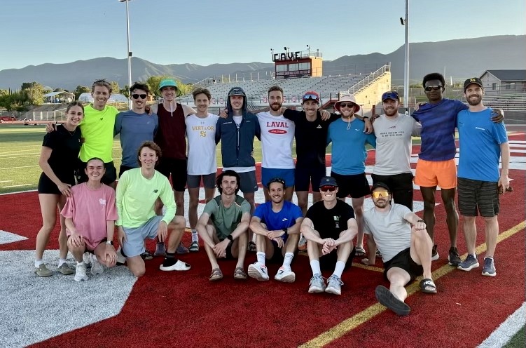 L'&eacute;quipe du Qu&eacute;bec lors du camp d'entra&icirc;nement en Arizona.