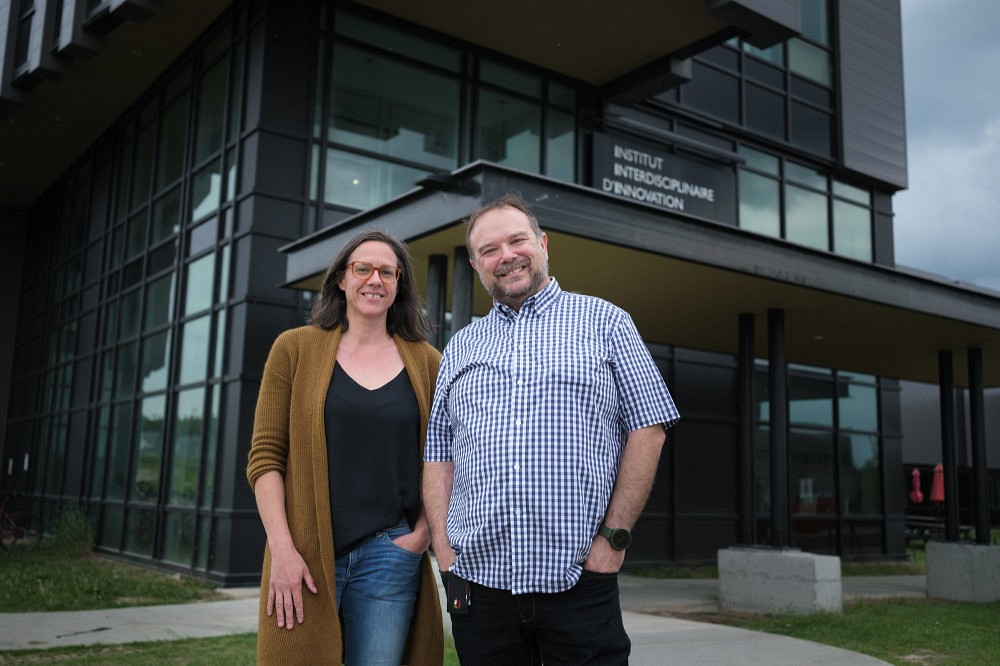 La professeure Marie-Luc Arpin de l'&Eacute;cole de gestion et le professeur Serge Ecoffey de la Facult&eacute; de g&eacute;nie, deux membres du 3It.