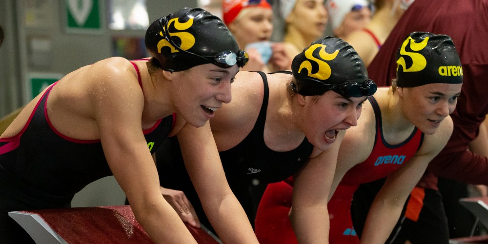 Cassandra Stejskal, Anne-Ga&euml;lle L&eacute;tourneau et Maeva Cassivi-Vermette.