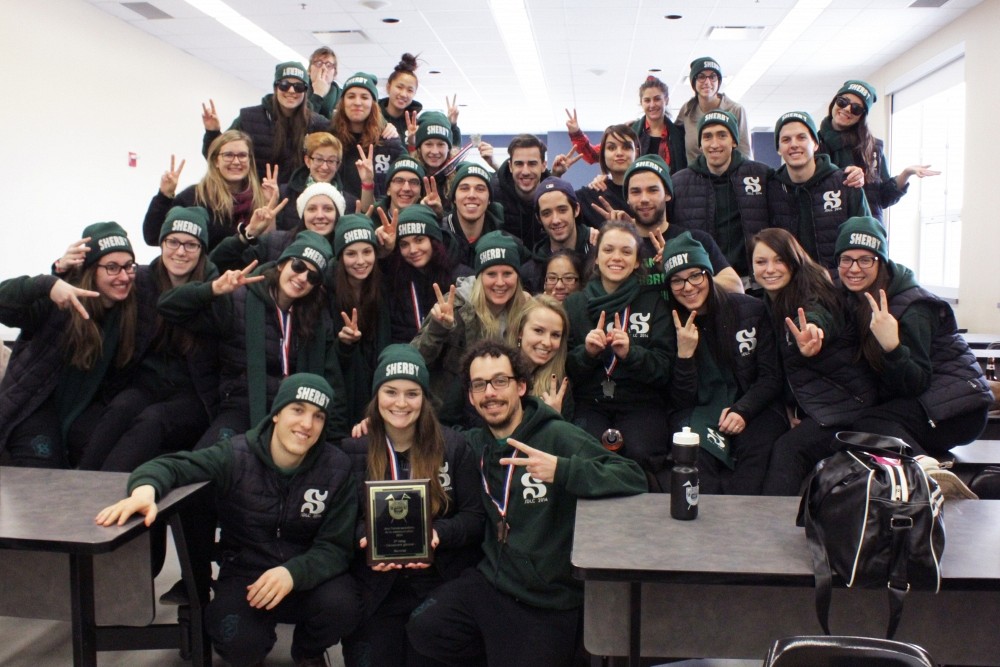 La d&eacute;l&eacute;gation de l'Universit&eacute; de Sherbrooke aux Jeux de la communication 2014 #sherbylove