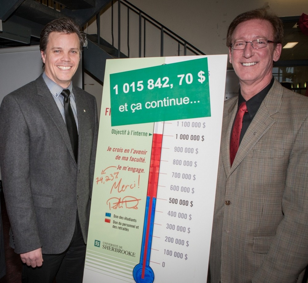 C&rsquo;est un montant de 1&nbsp;015&nbsp;842,70&nbsp;$ qui s&rsquo;est affich&eacute; au thermom&egrave;tre lors du d&eacute;voilement officiel du r&eacute;sultat de la campagne interne.