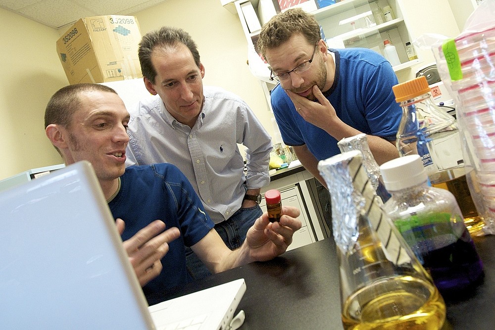 J&eacute;r&ocirc;me Mulhbacher, Fran&ccedil;ois Malouin et Daniel Lafontaine.