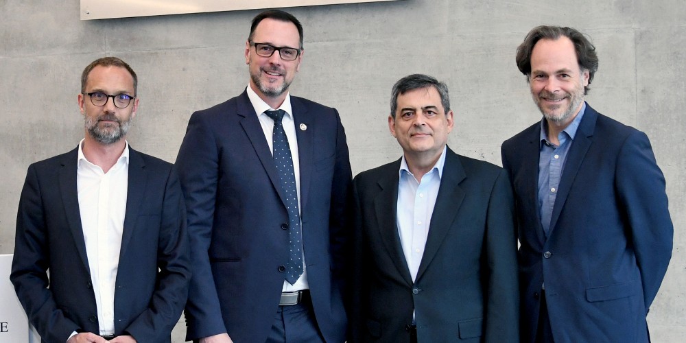David Koussens, Jean-Fran&ccedil;ois Roberge, Roberto Blancarte et S&eacute;bastien Lebel-Grenier.