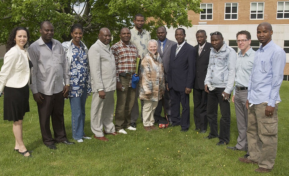 Isabelle Huard, Françoise Breton et Jean-Claude Coallier accompagnent le groupe.