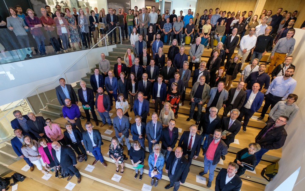 L'inauguration s'est d&eacute;roul&eacute;e le 26 mai dans l'espace central du nouveau pavillon de l'Institut quantique.