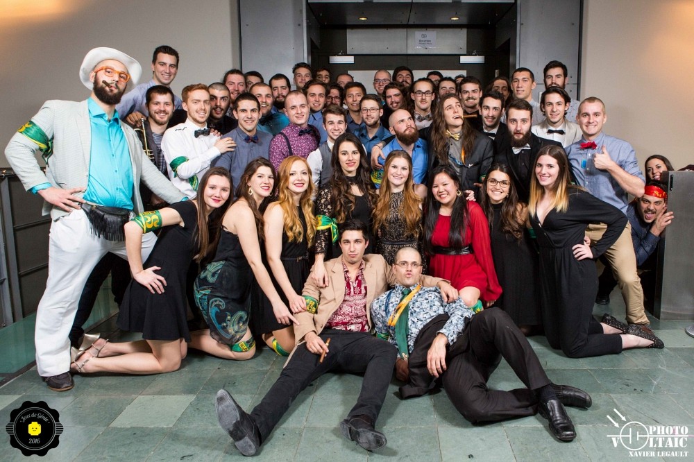 D&eacute;l&eacute;gation sherbrookoise qui a particip&eacute; &agrave; la 26e &eacute;dition des Jeux de g&eacute;nie du Qu&eacute;bec