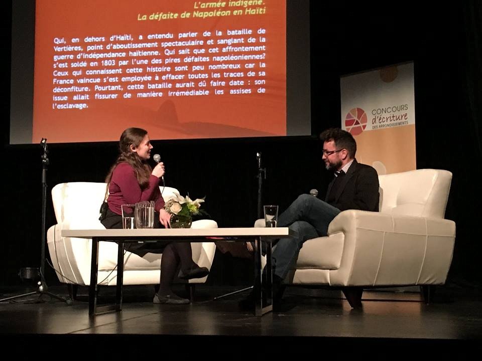 Le professeur Jean-Pierre Le Glaunec, le 22 novembre dernier, lors de la soir&eacute;e de d&eacute;voilement du Grand Prix du livre de la Ville de Sherbrooke 2016.