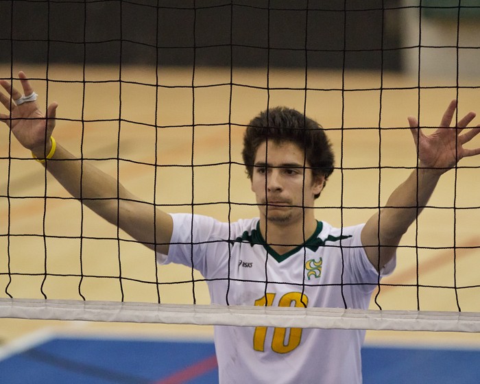 William Marier a connu un fort match, amassant 10 attaques marquantes.