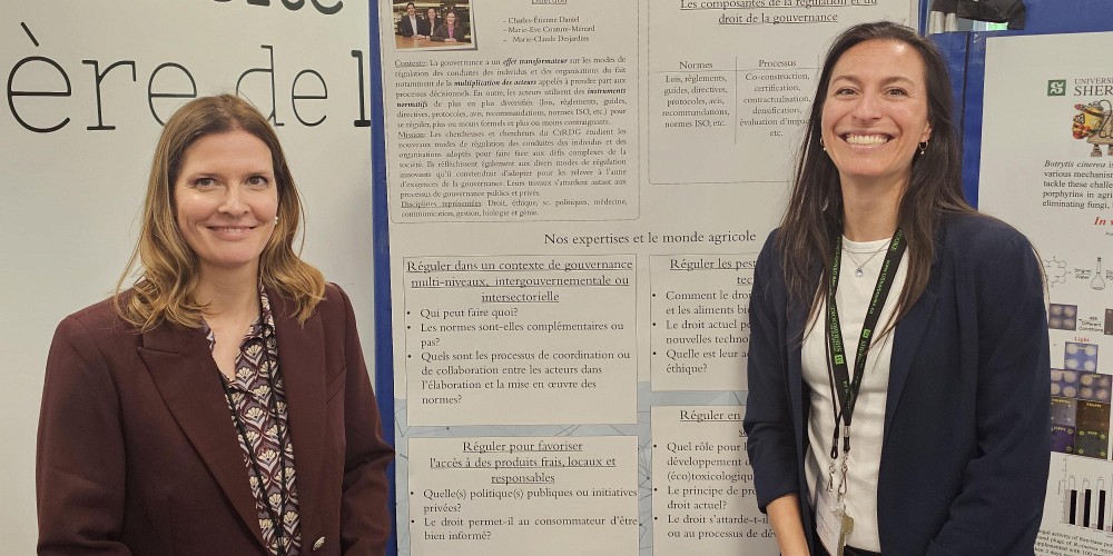 Les professeures Marie-Claude Desjardins et Marie-Eve Couture-M&eacute;nard.