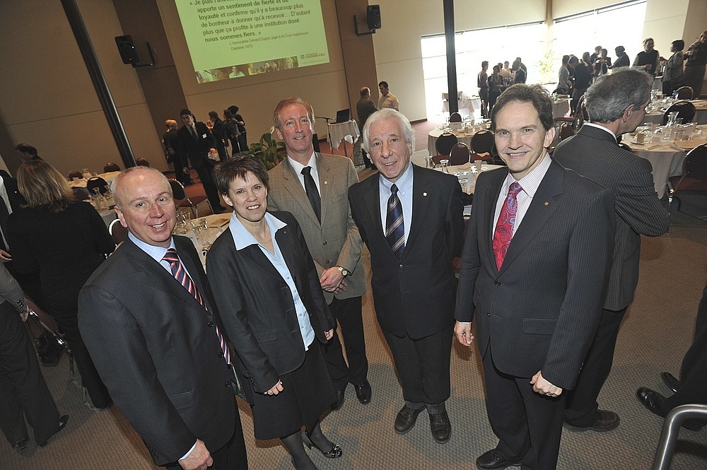 Luc R. Borduas, Luce Samoisette, Fran&ccedil;ois Dub&eacute;, Bernard Chaput et Daniel Proulx