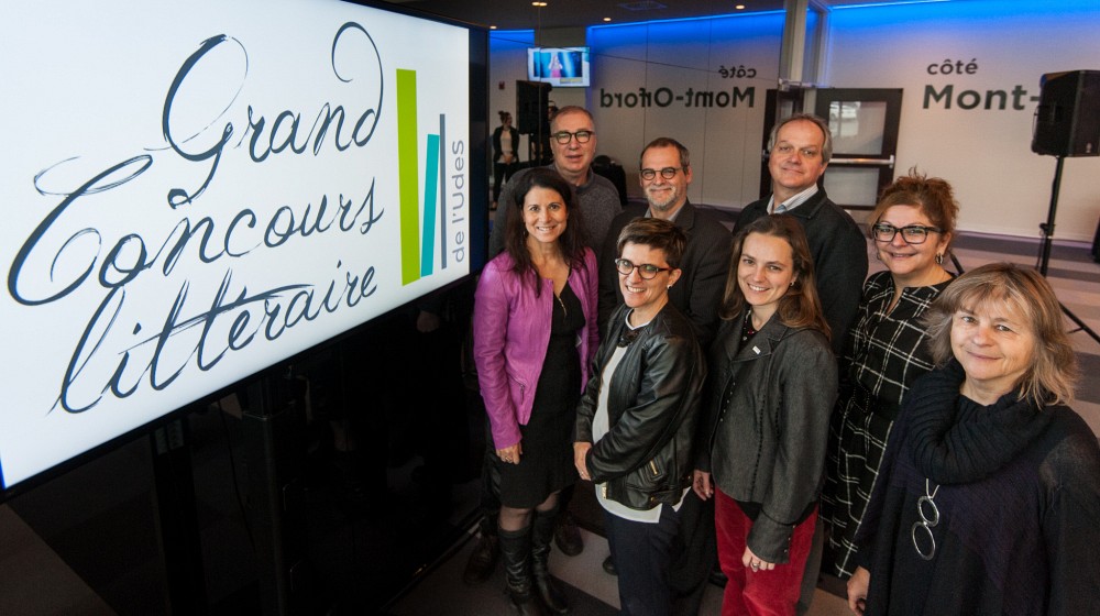 En nouveaut&eacute;, le Grand Concours litt&eacute;raire est maintenant ouvert &agrave; tous les &eacute;tablissements postsecondaires de Sherbrooke et de Longueuil.