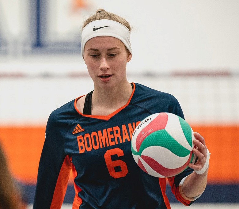 L'attaquante Sophie Tremblay, du Boomerang d'Andr&eacute;-Laurendeau.