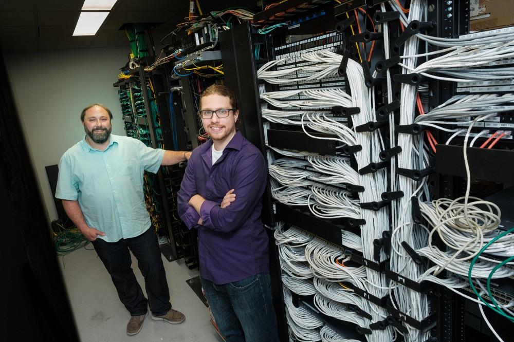 Pr Jean-Fran&ccedil;ois Pratte et Simon Carrier.