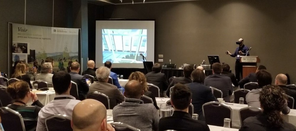 Pr&eacute;sentation sur la r&eacute;alit&eacute; virtuelle lors d''un atelier