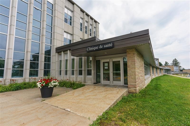 Clinique de sant&eacute; au Campus principal.