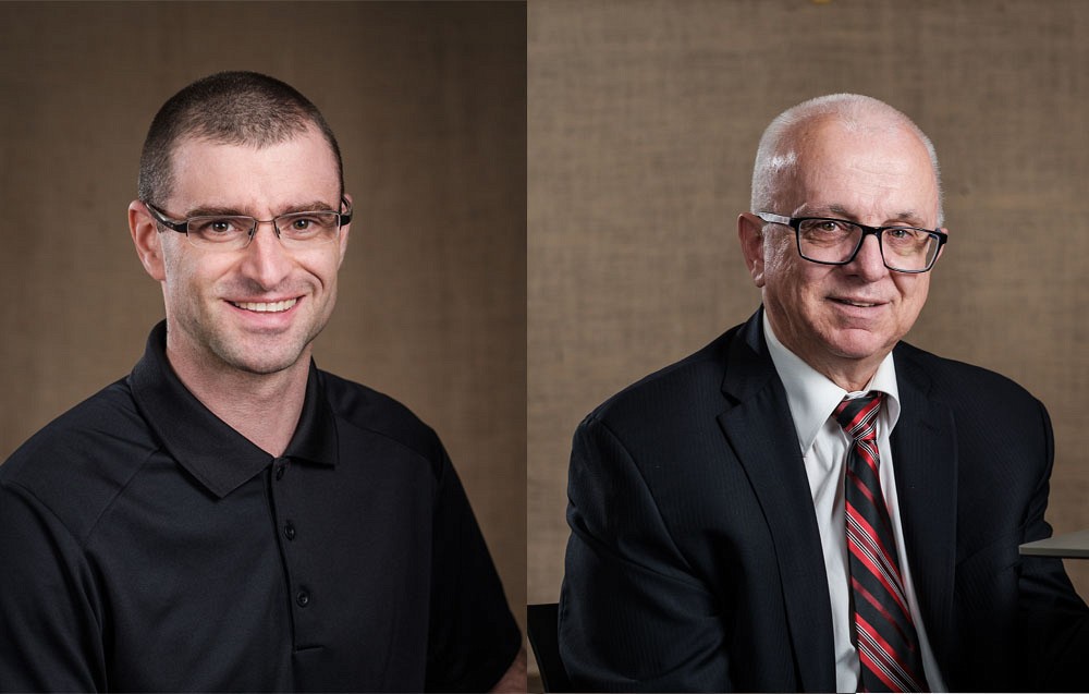 Patrice&nbsp;Patrice Bourgault, charg&eacute; de cours et coordonnateur de laboratoire d'enseignement et&nbsp;Richard Fontaine, directeur du CeFTI.