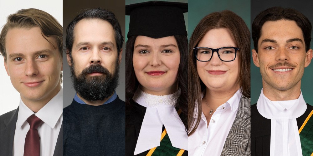 Harold Martin, Ludovic Glorieux, Ally Mc Cray, P&eacute;n&eacute;loppe Chabot et Justin Renaud-Payette.