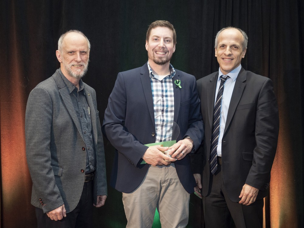 Christian Sarra-Bournet, prix Engagement professionnel au sein de l'UdeS