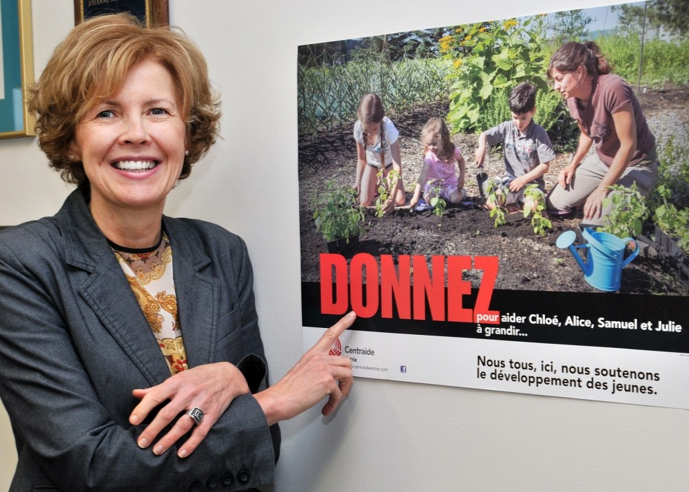Johanne Desrosiers, responsable facultaire de la campagne Centraide Estrie.
