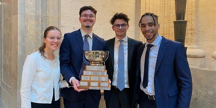 L&eacute;a Leroux,&nbsp;Vincent Loubier,&nbsp;Uriel Tirado-Larocque et&nbsp;James-William Caron