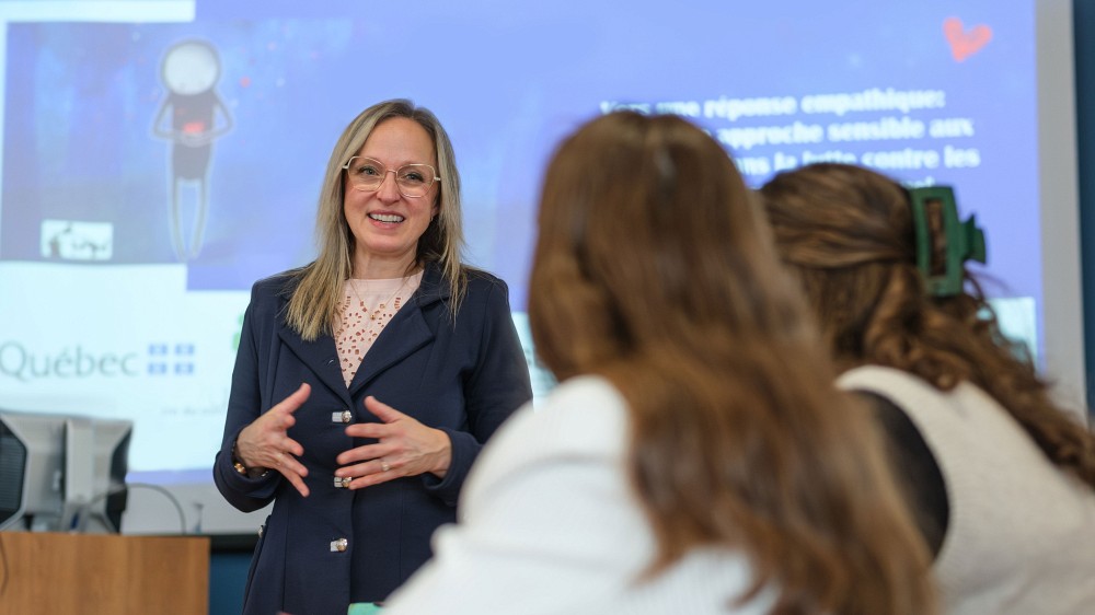 Genevi&egrave;ve Paquette, professeure au D&eacute;partement de psycho&eacute;ducation de l'Universit&eacute; de Sherbrooke.
