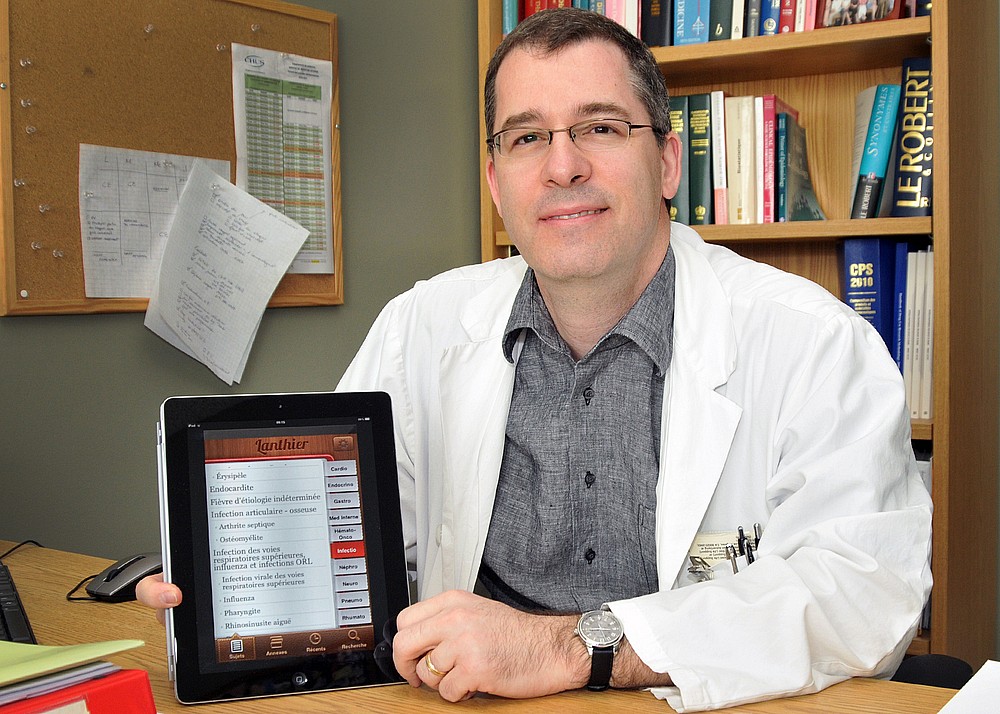 Le professeur Luc Lanthier