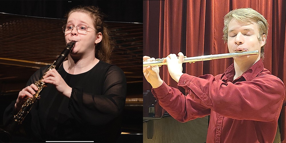 Deux personnes &eacute;tudiantes en interpr&eacute;tation classique, Gis&egrave;le Blanchard-Girardin et Alexis Dubois, ont eu la chance de participer &agrave; un concert de l&rsquo;OSS en tant que stagiaires.