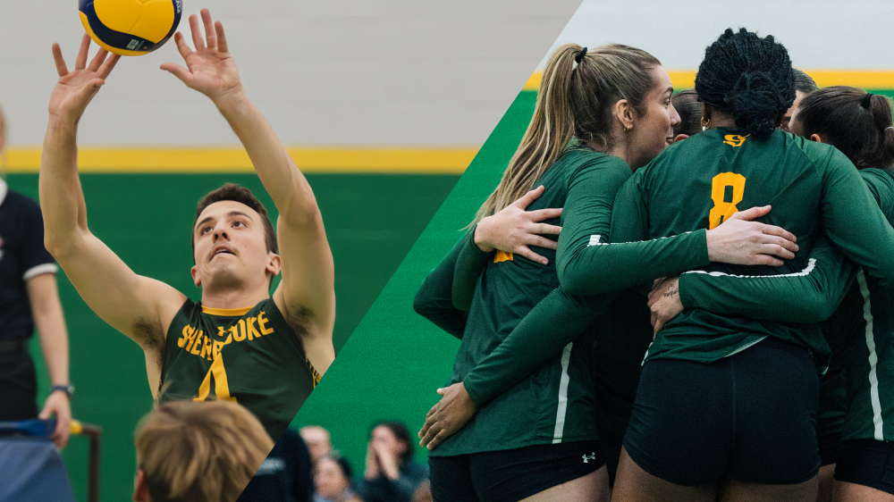Les partisans du Vert & Or auront droit &agrave; un programme double ce vendredi 21 f&eacute;vrier, qui marqera le lancement des s&eacute;ries &eacute;liminatoires de volleyball universitaire!