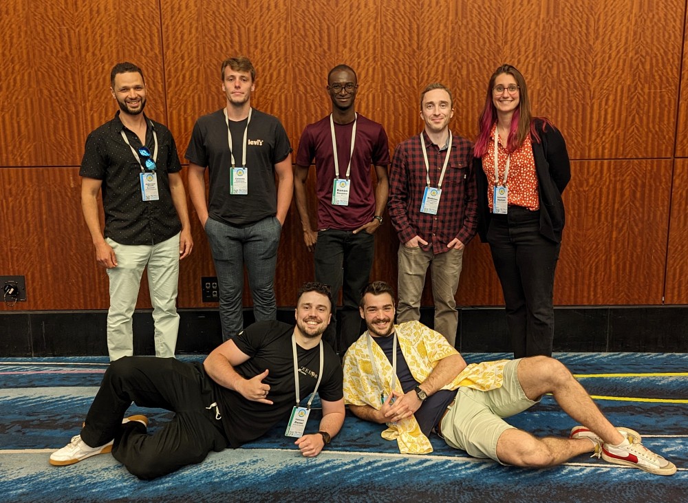 Pr Abderraouf Boucherif,&nbsp;Corentin Jouanneau,&nbsp;Konan Kouame, Mathieu de Lafontaine, Pre Gwena&euml;lle Hamon, Valentin Daniel et Alexandre Chapotot.