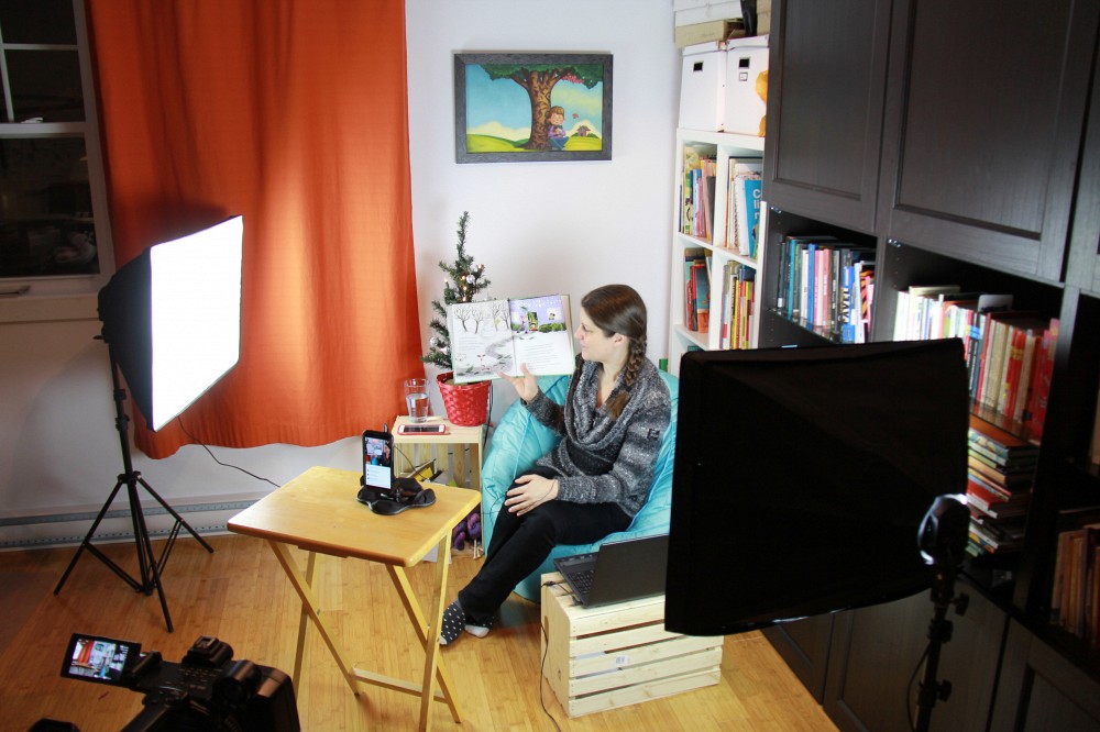 Val&eacute;rie Fontaine en direct pour l'heure du compte.