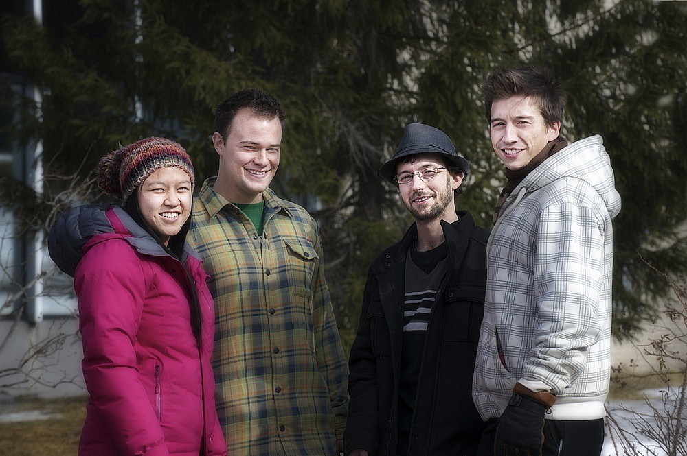 Tuong Le, Anthony Vachon, Guillaume Boschetto et Ren&eacute; S&eacute;guin font partie du comit&eacute; organisateur du colloque de l'AMEUS.