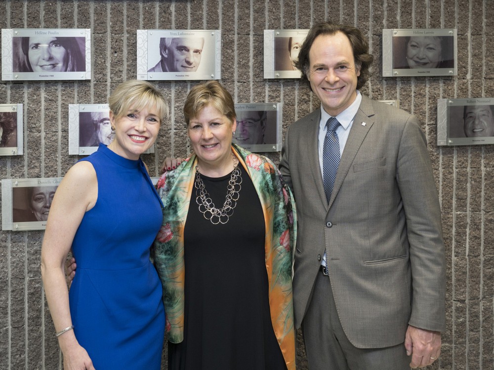 Jo&euml;lle Boisvert, Marie-Jos&eacute;e Hogue et S&eacute;bastien Lebel-Grenier