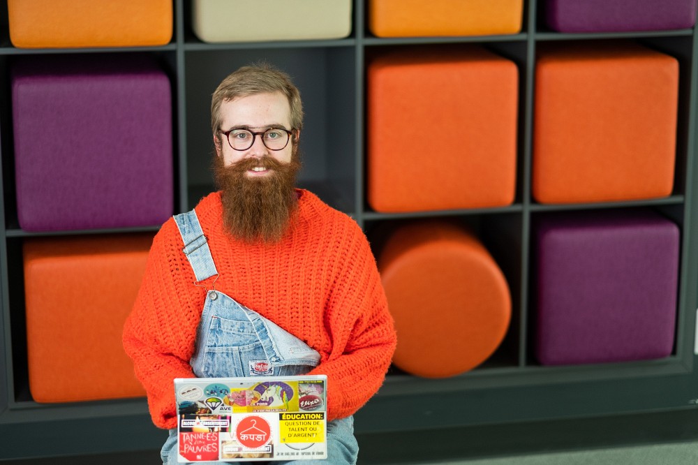 Albert Bourassa, &eacute;tudiant en g&eacute;nie informatique.