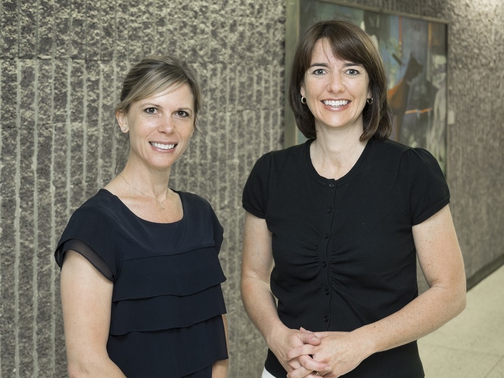 Les professeures M&eacute;lanie Bourassa Forcier et Anne-Marie Savard.