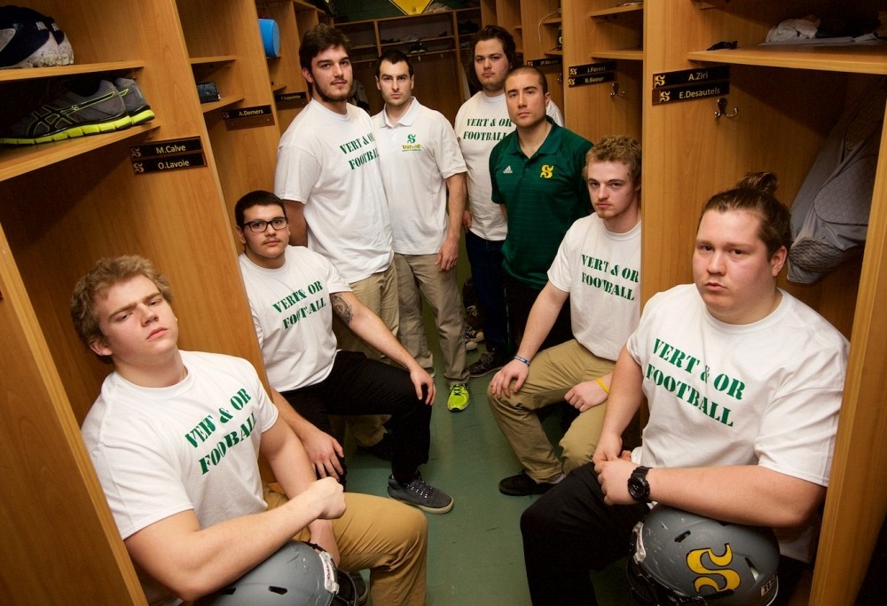 Le Vert & Or a pr&eacute;sent&eacute; r&eacute;cemment plusieurs joueurs de lignes recrues, en pr&eacute;vision de sa saison de football 2015.