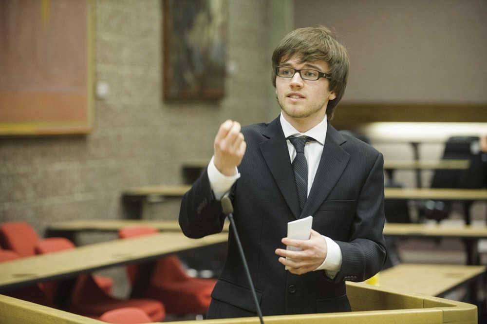 Alexandre Baril-Lemire repr&eacute;sentera fi&egrave;rement la Facult&eacute; lors de la comp&eacute;tition&nbsp;interuniversitaire, qui se tiendra le 4 avril prochain &agrave; l'Universit&eacute; Laval.