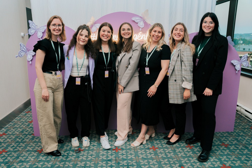 Le comit&eacute; organisateur du congr&egrave;s Ing&eacute;nieurE au f&eacute;minin.