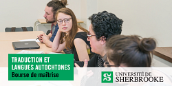 Traduction et langues autochtones : une nouvelle bourse de maîtrise