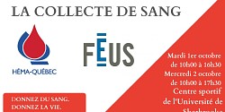 Collecte de sang FEUS