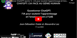 Conférence au 3IT « L’IA face au génie humain »