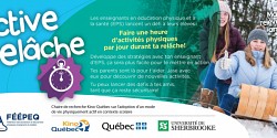 Lancement de la semaine « Active ta relâche » en collaboration avec la FÉÉPEQ