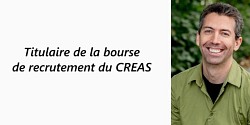 L’étudiant Jonathan Trottier obtient la bourse de recrutement du CREAS !