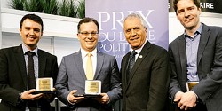 Harold Bérubé, Maurice Demers et Olivier Lemieux finalistes aux Prix du livre politique 2015